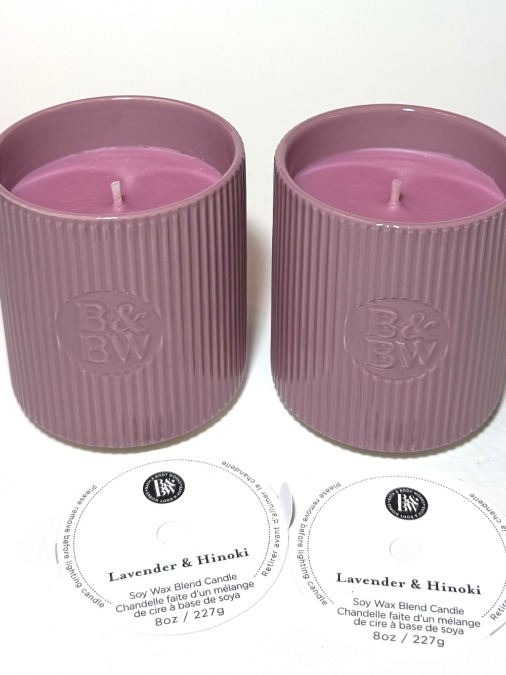 LAVENDER & HINOKI Single Wick Candles